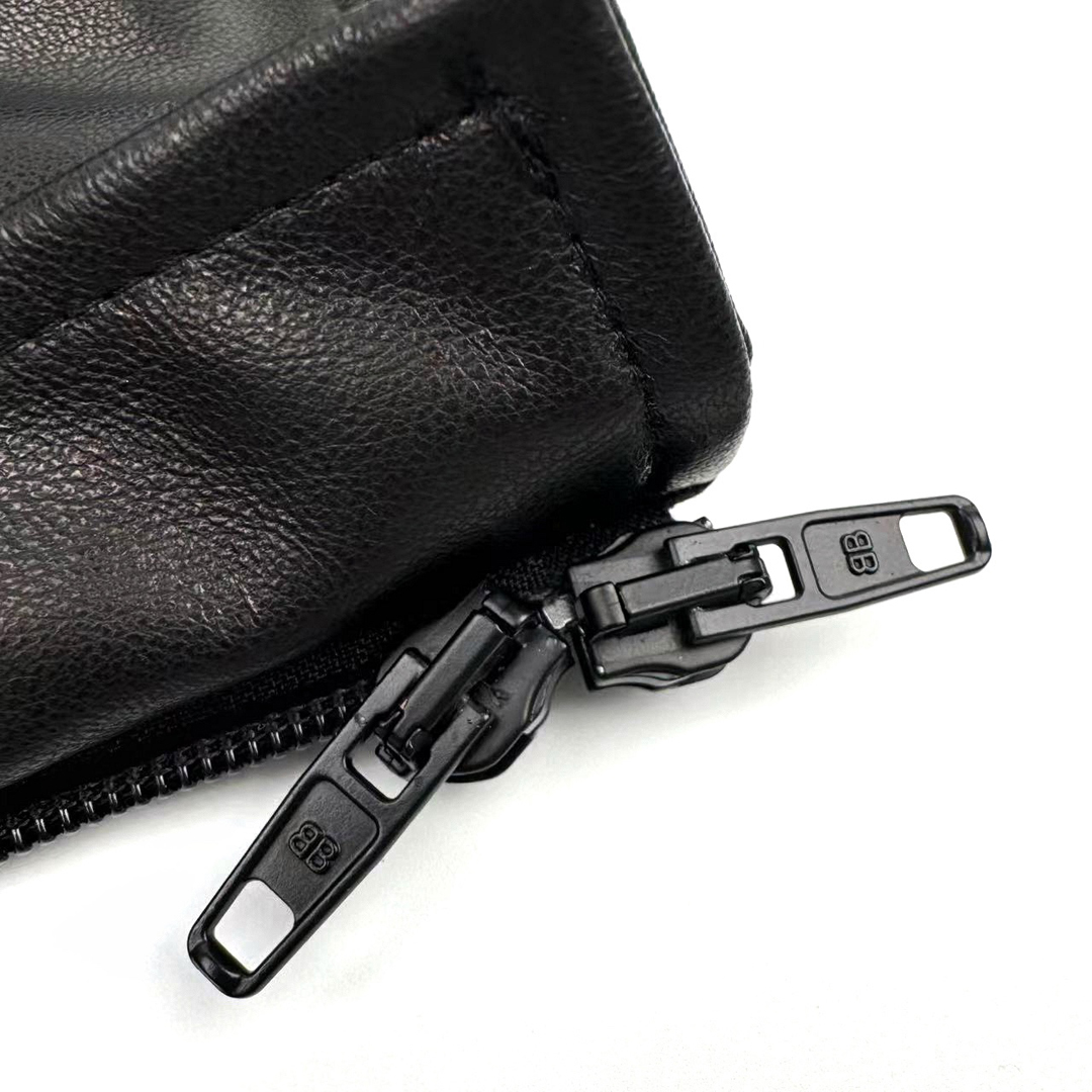 [Balenciaga] 발렌시아가 셔츠 파카 후드 가죽 자켓