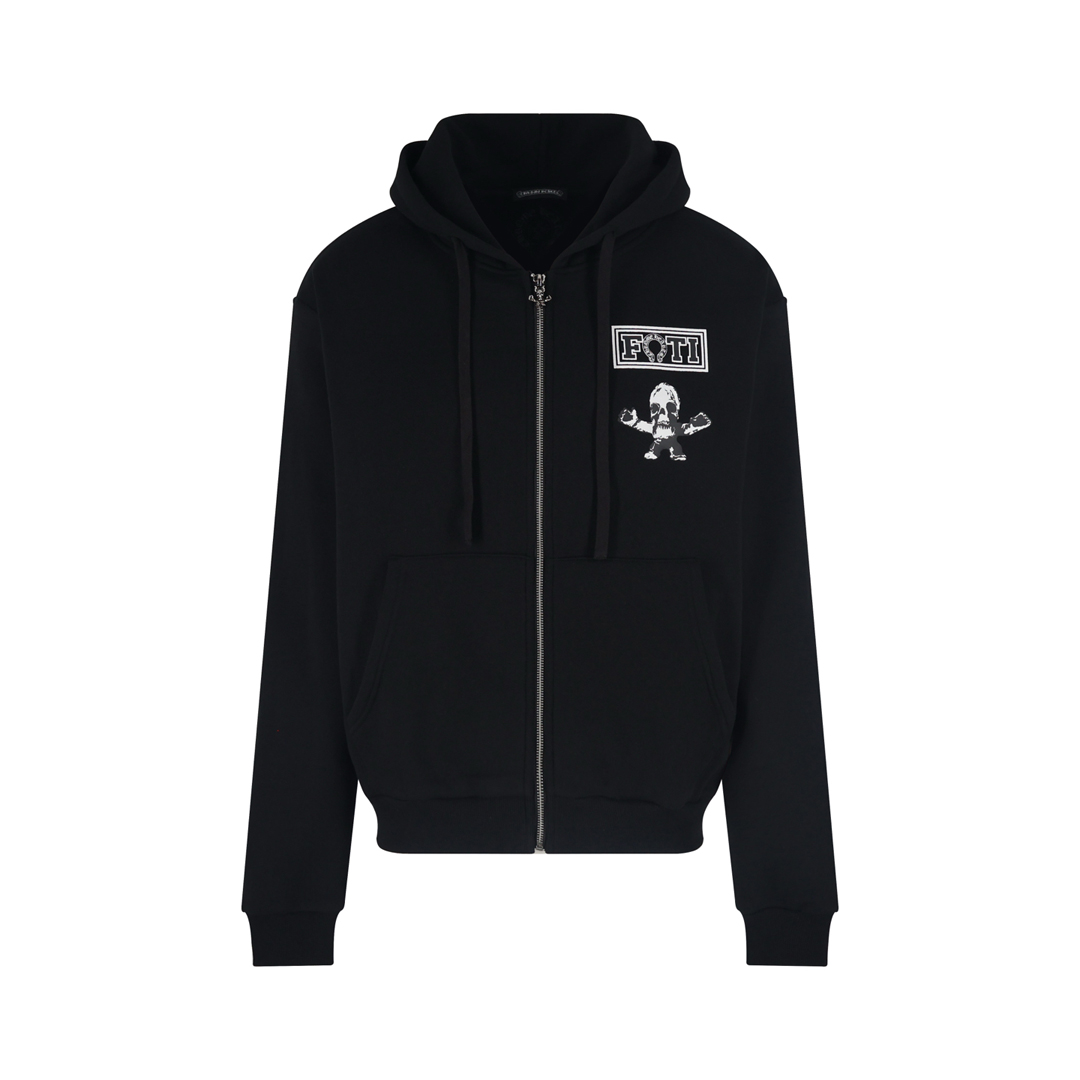 [Chrome Hearts] 크롬하츠 멀티 포티 집업 후드 블랙