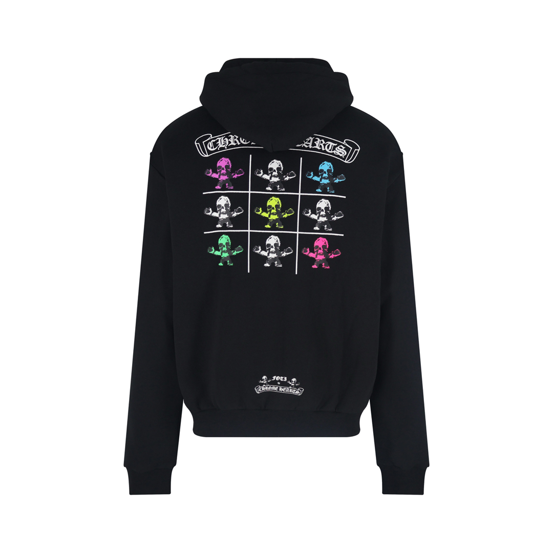 [Chrome Hearts] 크롬하츠 멀티 포티 집업 후드 블랙