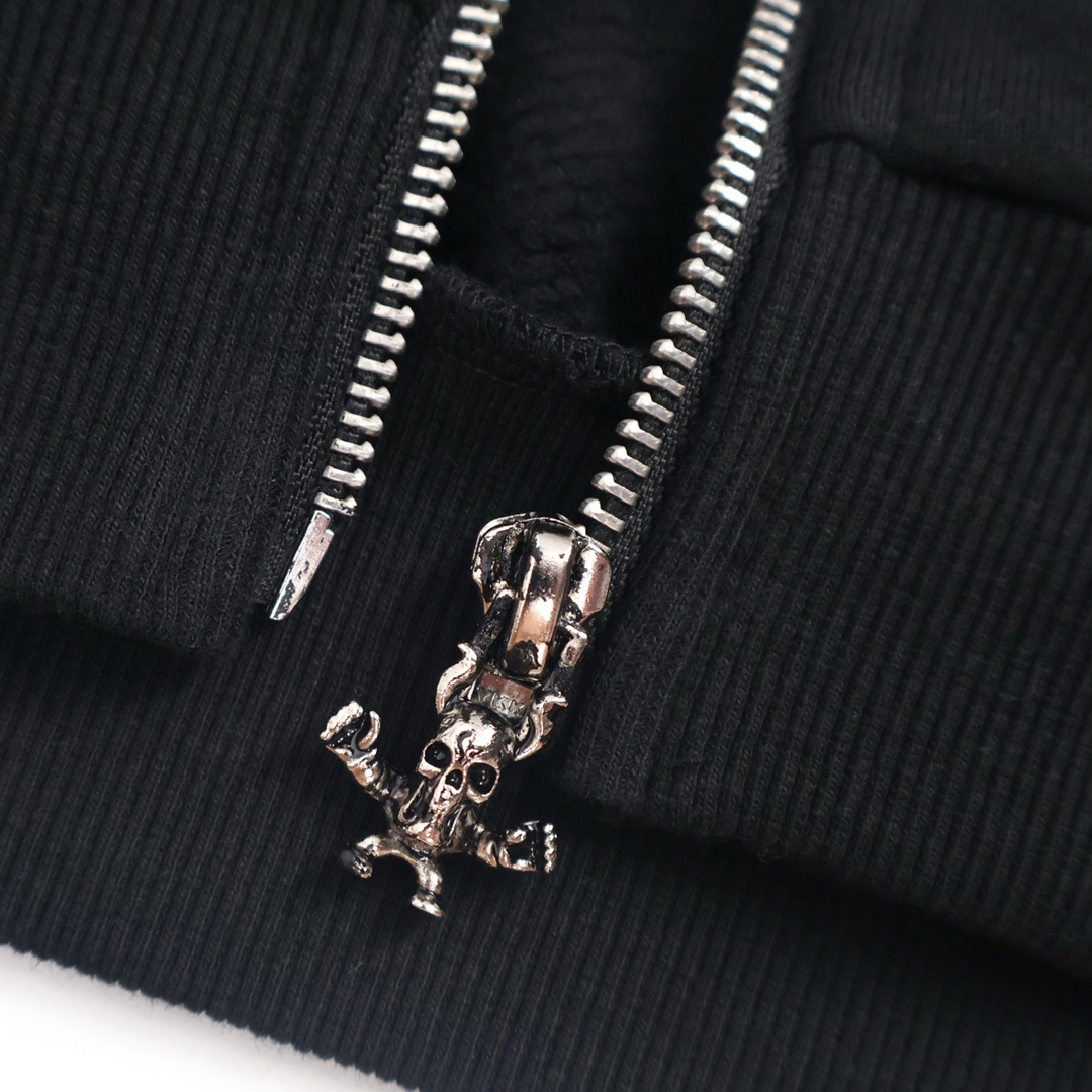 [Chrome Hearts] 크롬하츠 멀티 포티 집업 후드 블랙