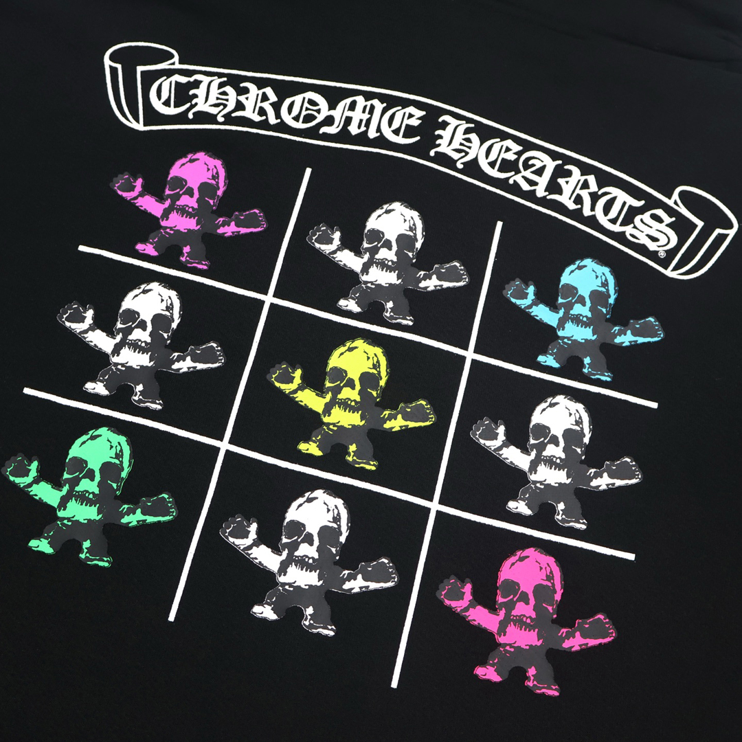 [Chrome Hearts] 크롬하츠 멀티 포티 집업 후드 블랙