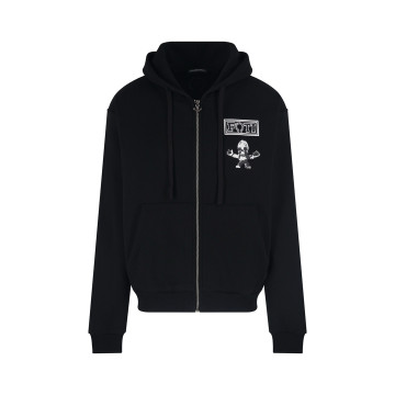 [Chrome Hearts] 크롬하츠 멀티 포티 집업 후드 블랙