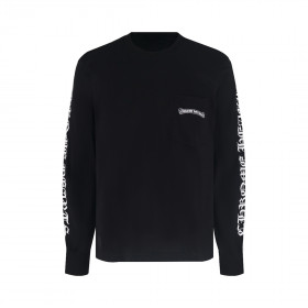 [Chrome Hearts] 크롬하츠 스크롤 퍽 유 로고 롱슬리브 티셔츠