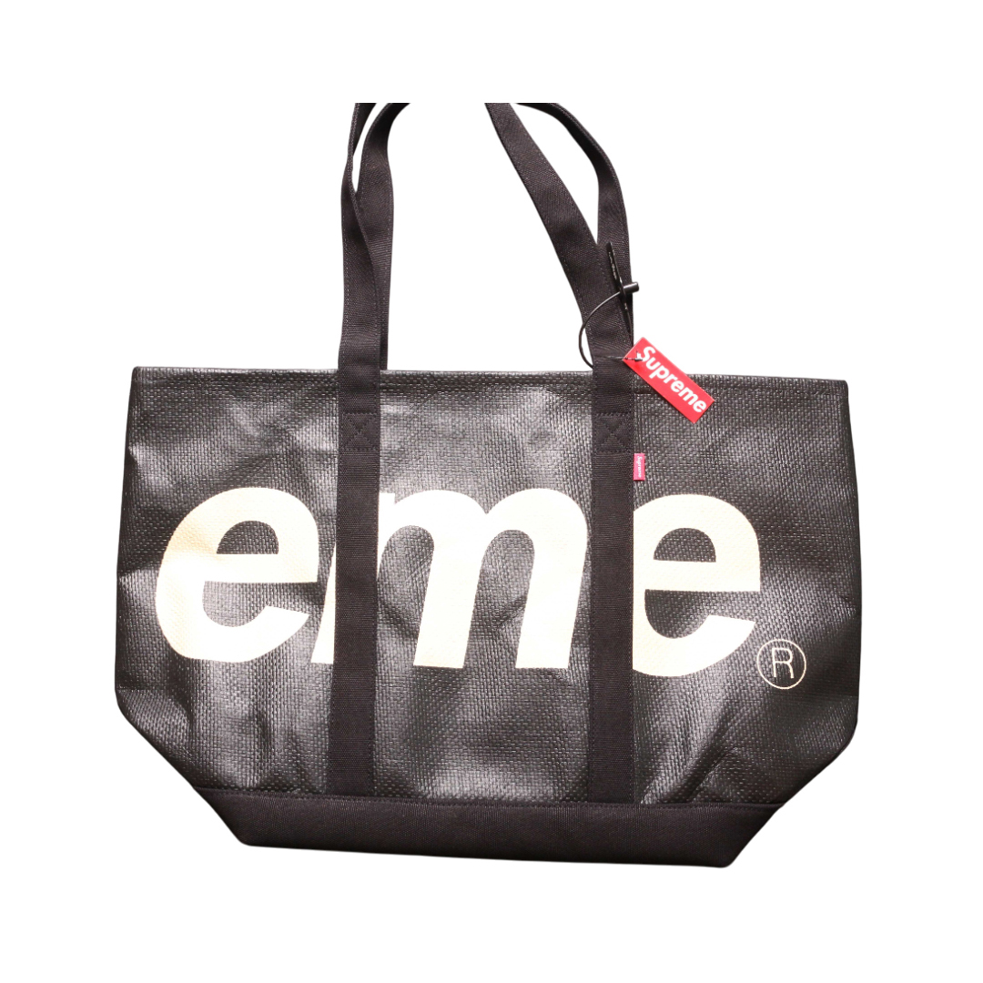 [Supreme] 슈프림 라피아 토트백 블랙