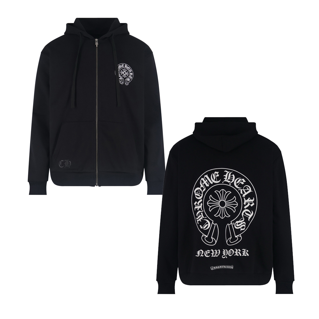 [Chrome Hearts] 크롬하츠 홀스슈 후드 집업
