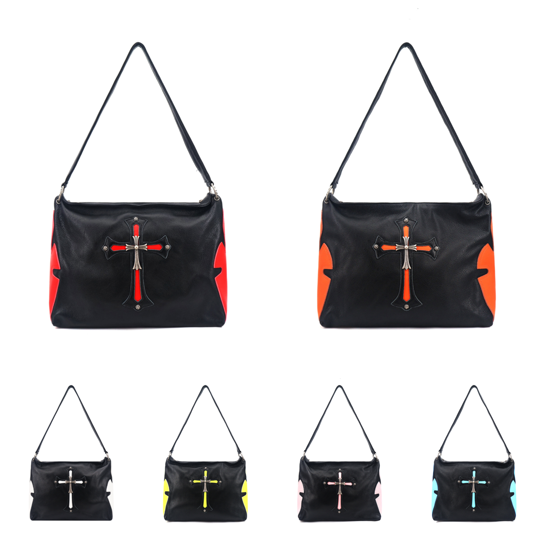 [Chrome Hearts] 크롬하츠 실버 크로스 라이언 숄더백