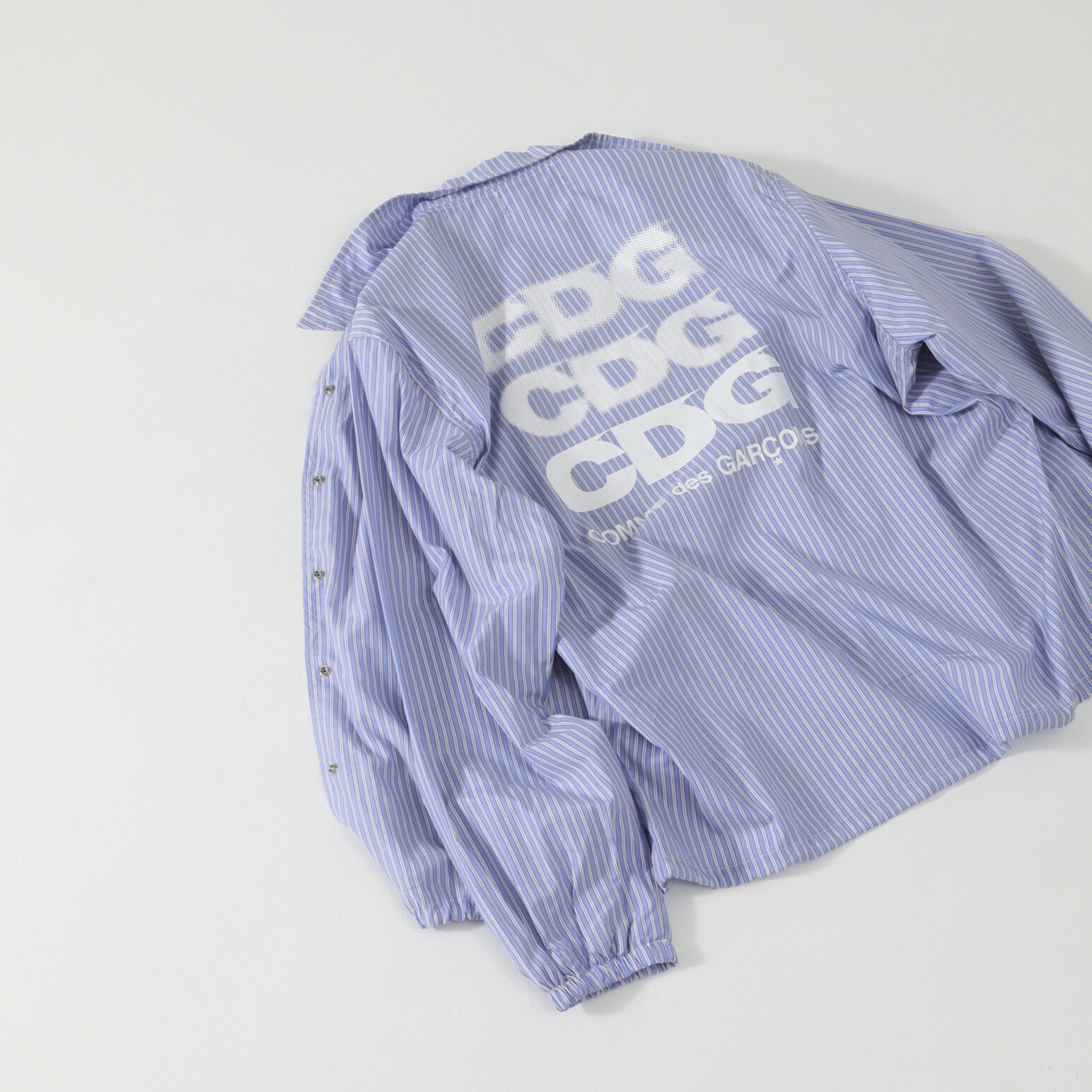 [CDG] 꼼데가르송 코치 자켓 코튼 스트라이프