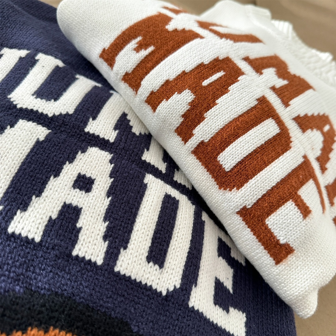 [HUMAN MADE] 휴먼 메이드 닥스 래글런 니트