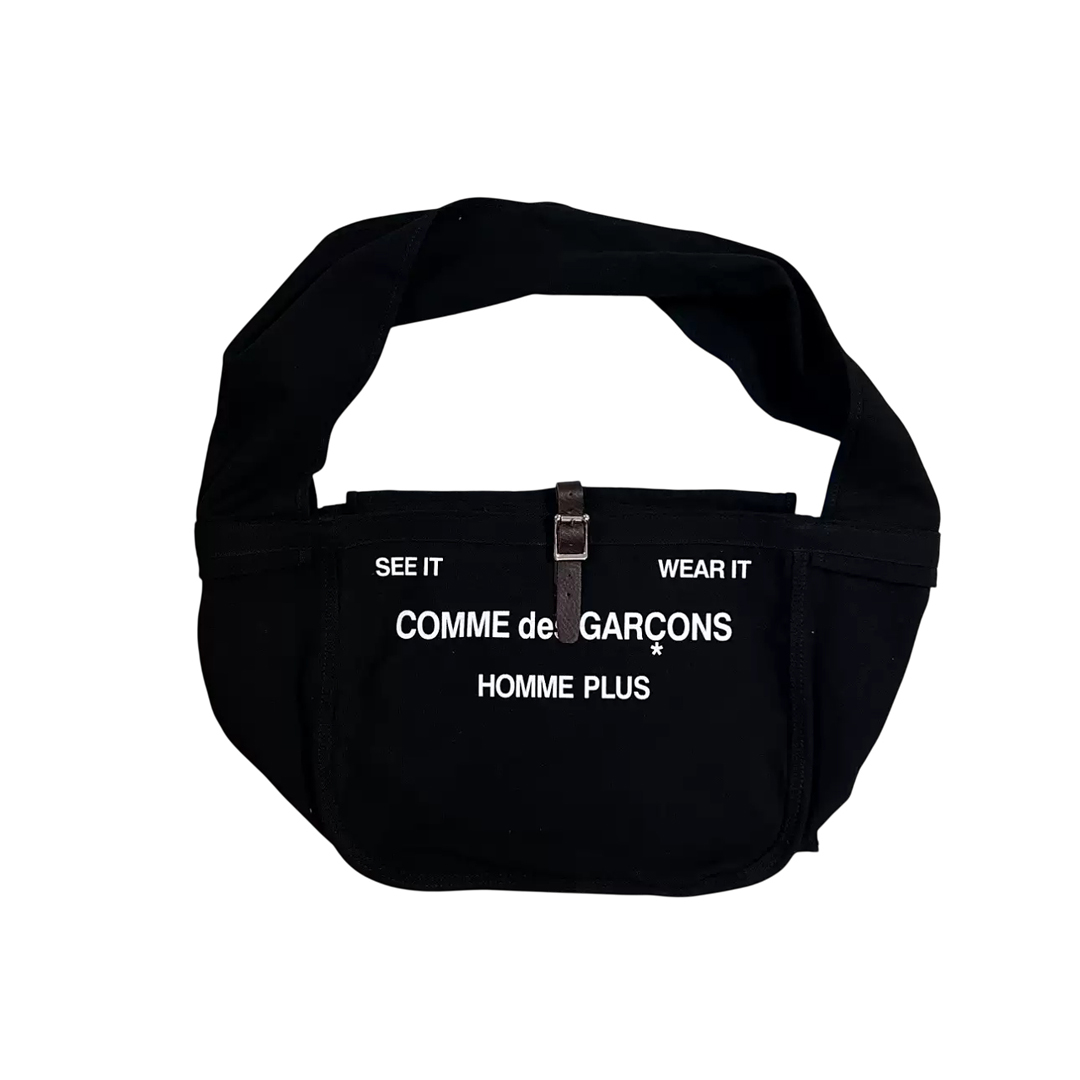 [COMME des GARÇONS] 꼼데가르송 옴므 플러스 캔버스 메신저백