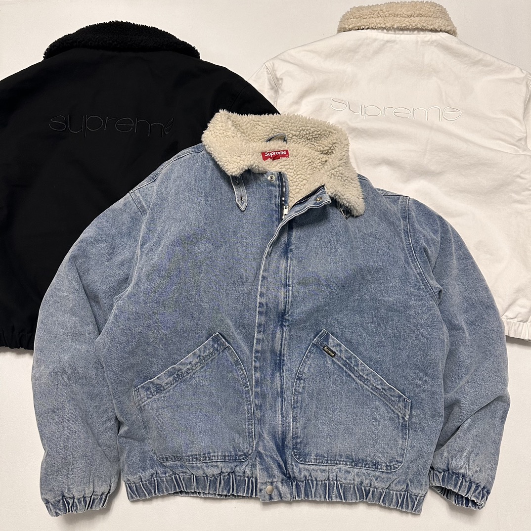 [Supreme] 슈프림 포우 셔링 라인드 봄버 자켓