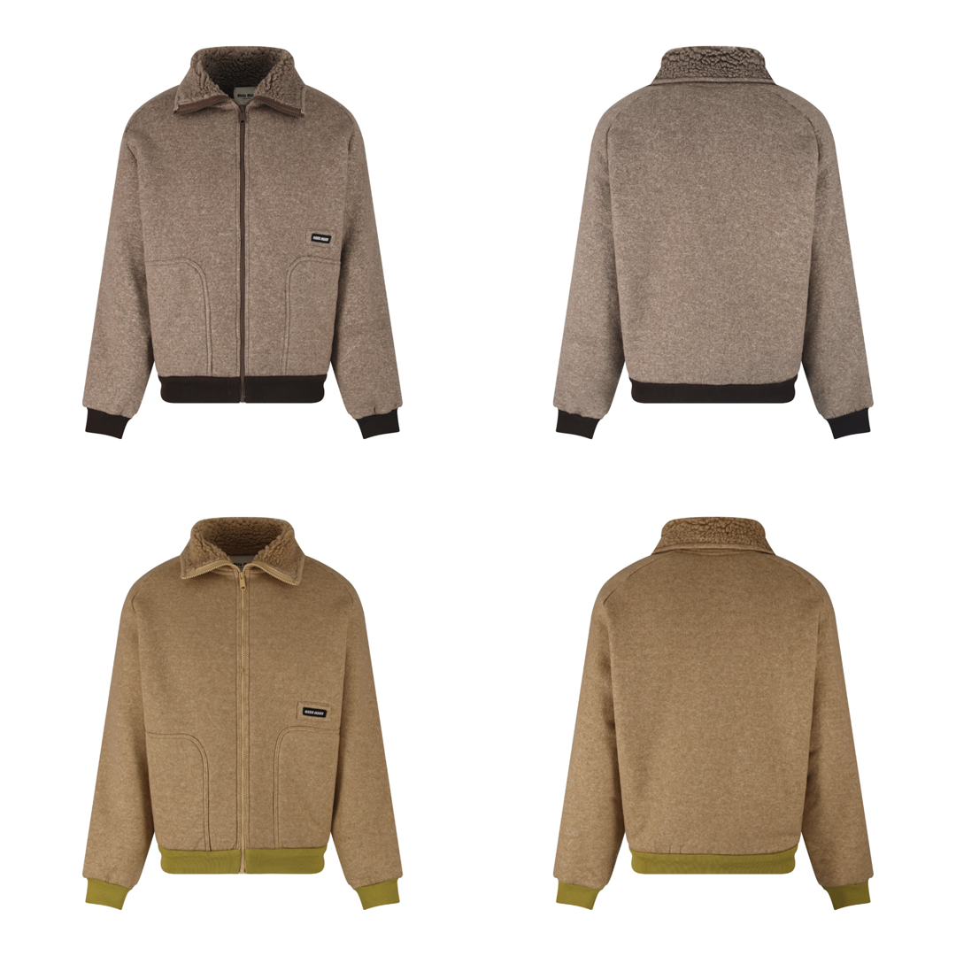 [MIU MIU] 미우미우 플리스 봄버 재킷