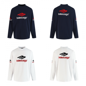 [Balenciaga] 발렌시아가 3B 스포츠 아이콘 롱슬리브 티셔츠 오버사이즈