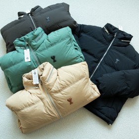 [AMI] 아미 드 꾀흐 패딩 다운 재킷