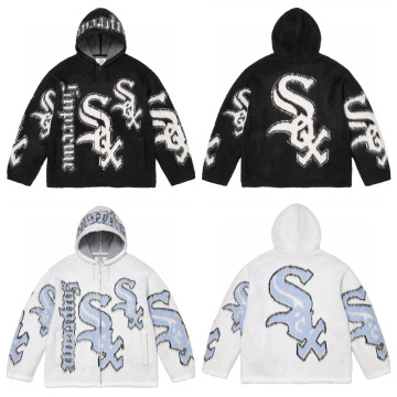 [Supreme] 슈프림 x 시카고 화이트 삭스 집업 후드 스웨터