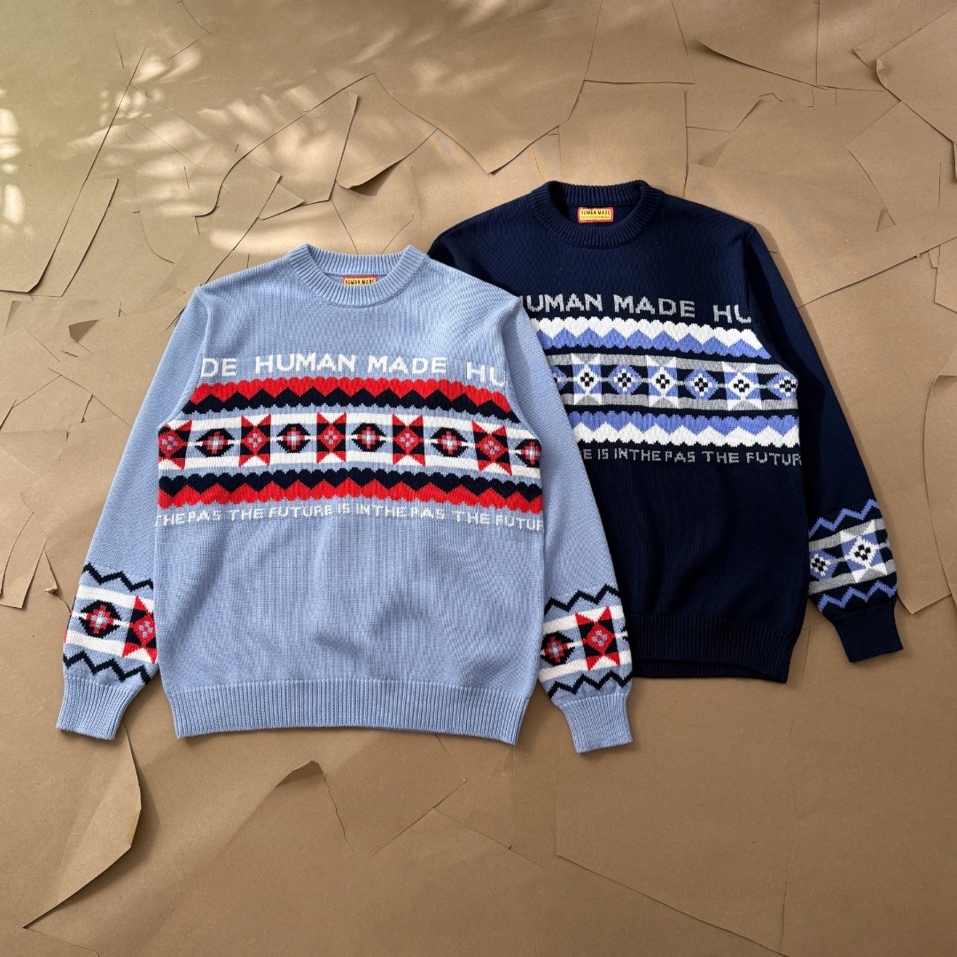 [HUMAN MADE] 휴먼메이드 노르딕 니트 스웨터