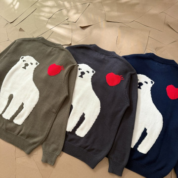 [HUMAN MADE] 휴먼메이드 로우 게이지 니트 스웨터