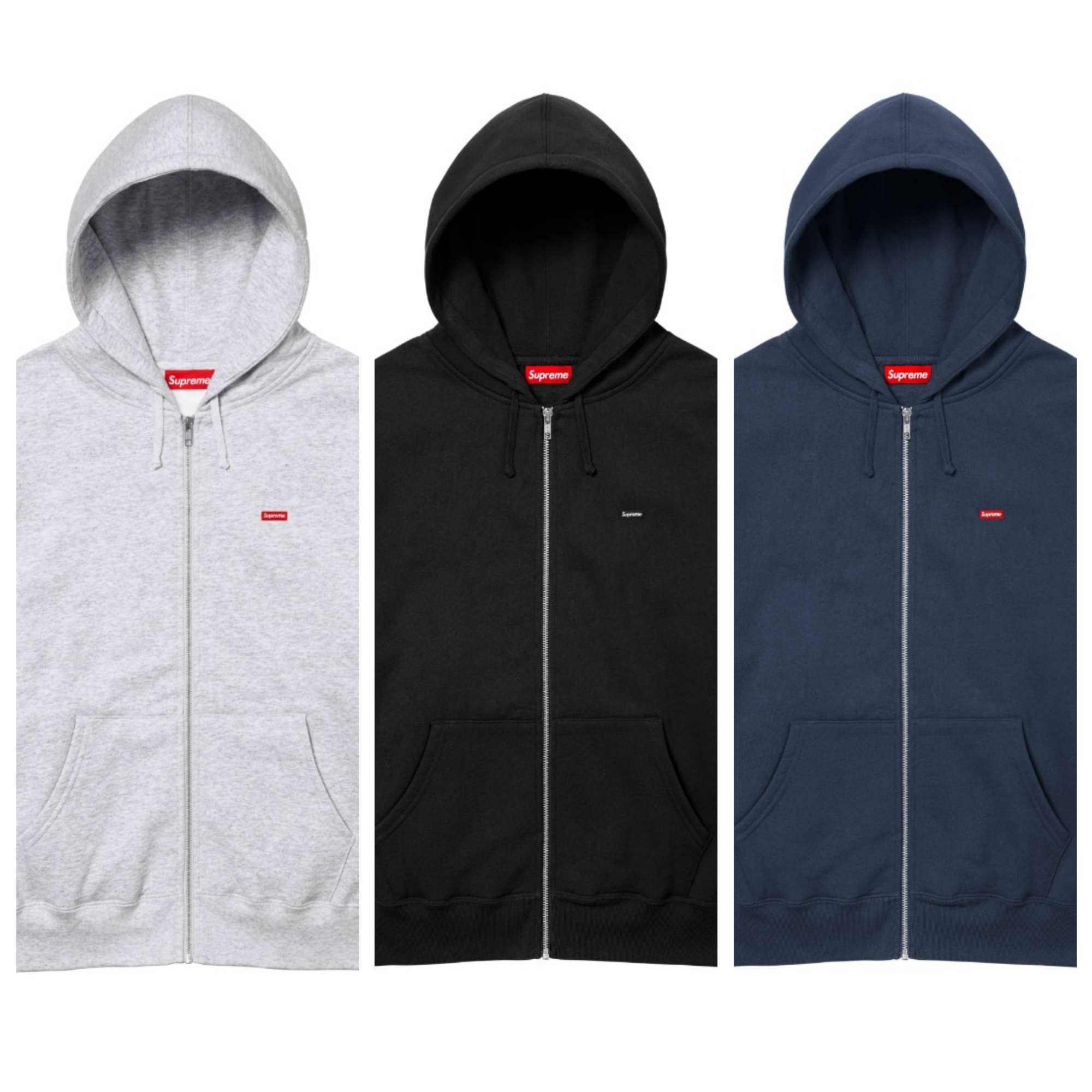 [Supreme] 슈프림 스몰 박스 집업 후드 스웨트셔츠