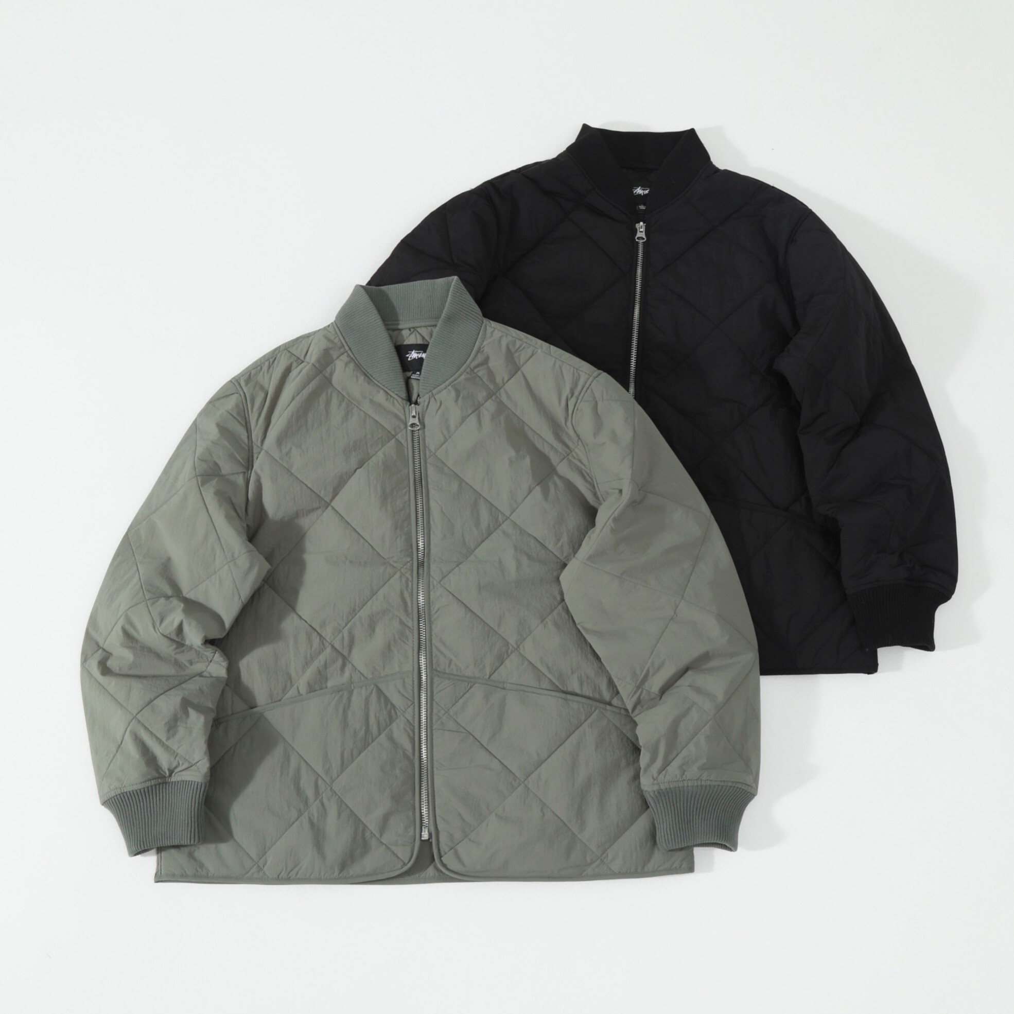 [Stussy] 스투시 다이스 퀼티드 라이너 자켓