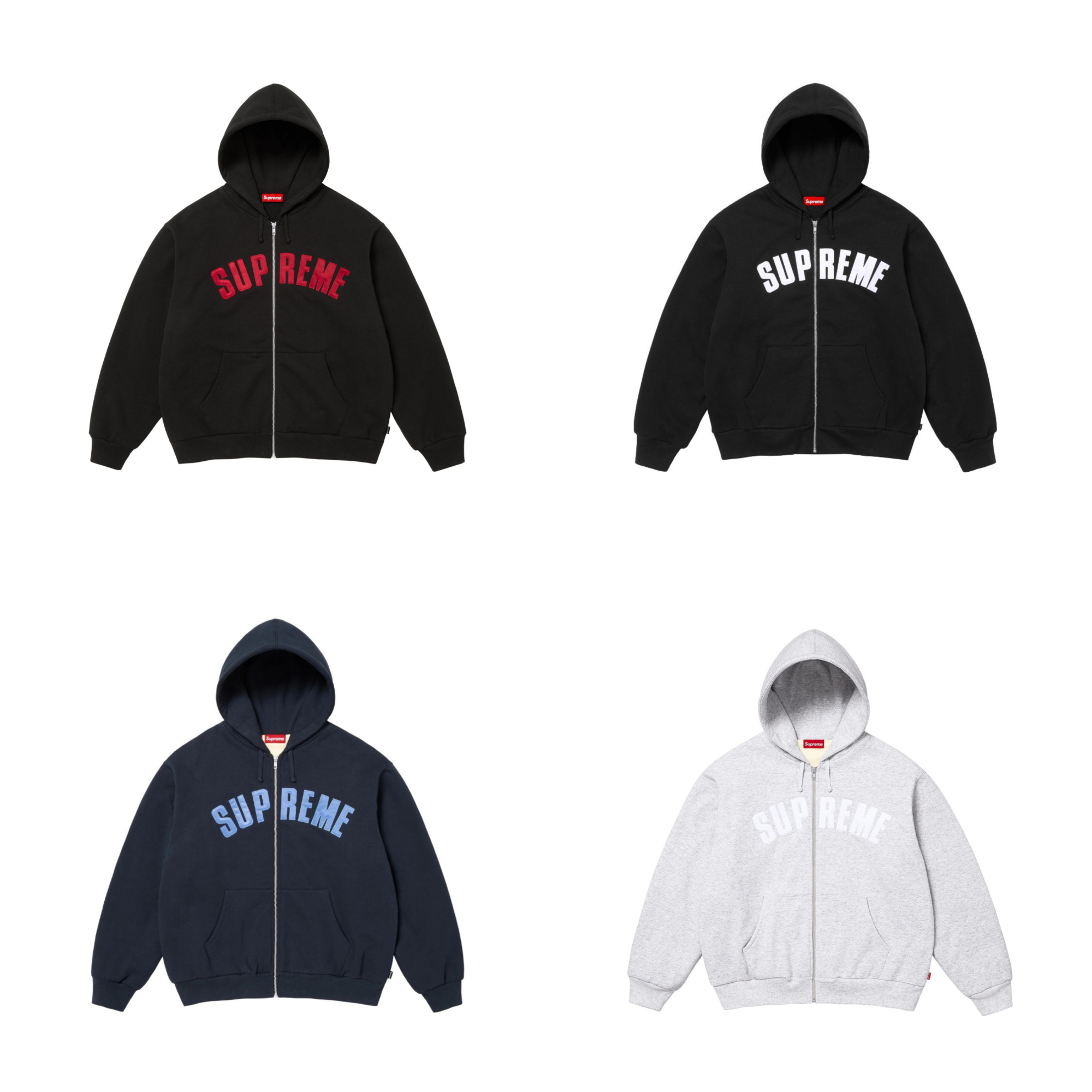 [SUPREME] 슈프림 아크 써멀 라인드 집업 후드 스웨트셔츠