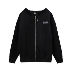 [국내배송] 나이키 x 스투시 풀 집 플리스 후드 -블랙/XL