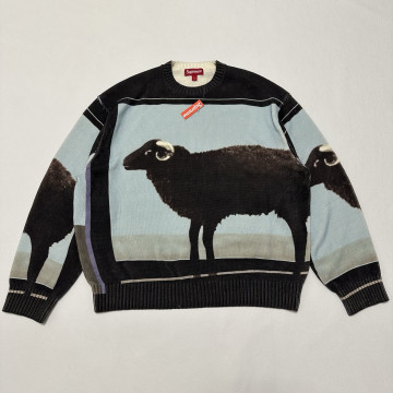 [국내배송] 슈프림 x 데미안 허스트 스웨터 -L