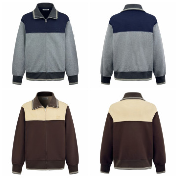 [Miu Miu] 미우미우 니트 커프스 지퍼 프런트 스웨트셔츠