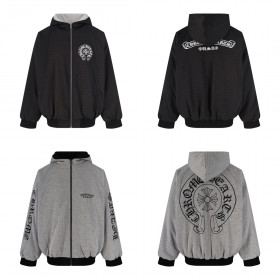 [Chrome Hearts] 크롬하츠 GED 리버서블 후드 블루종 봄버 자켓