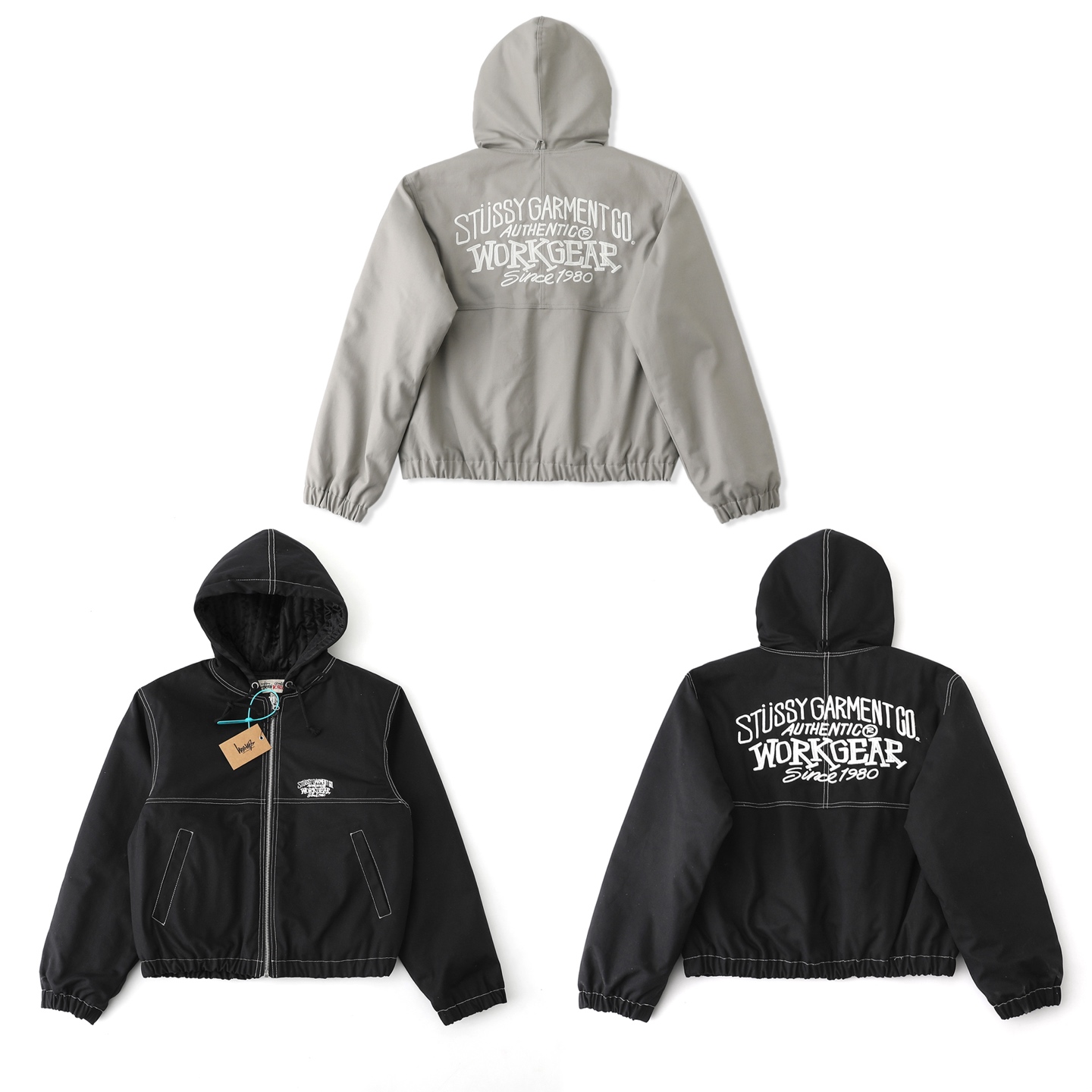 [Stussy] 스투시 워크 자켓 콘트라스트 스티치 자켓