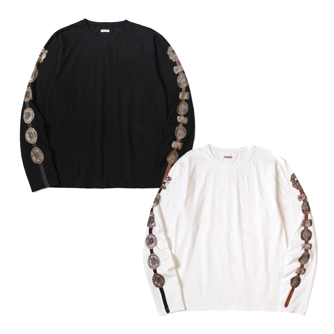 [KAPITAL] 캐피탈 20/코튼 클루론 콘초 벨트 슬리브 티셔츠