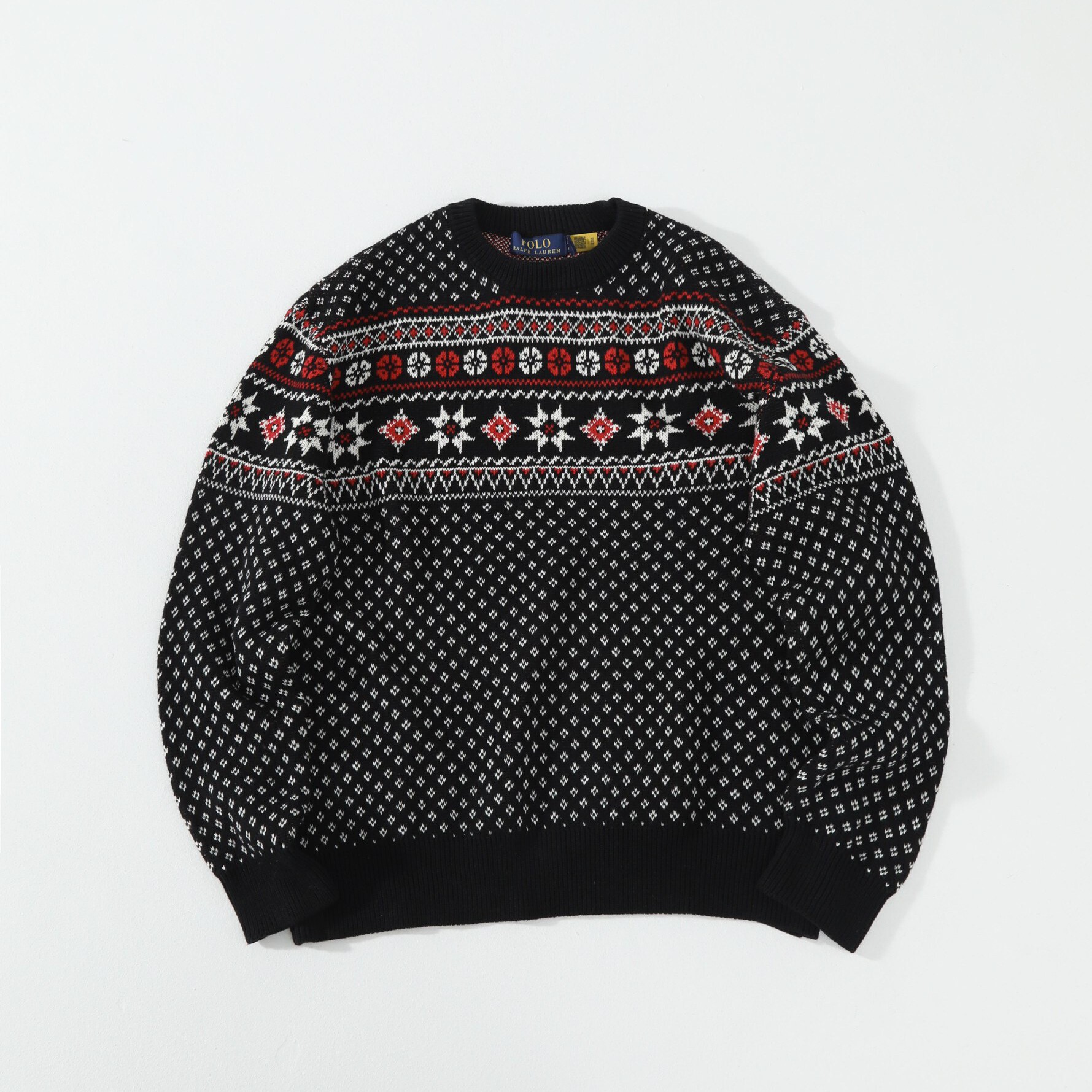 [Polo] 폴로 랄프로렌 스노우 플레이크 울 스웨터