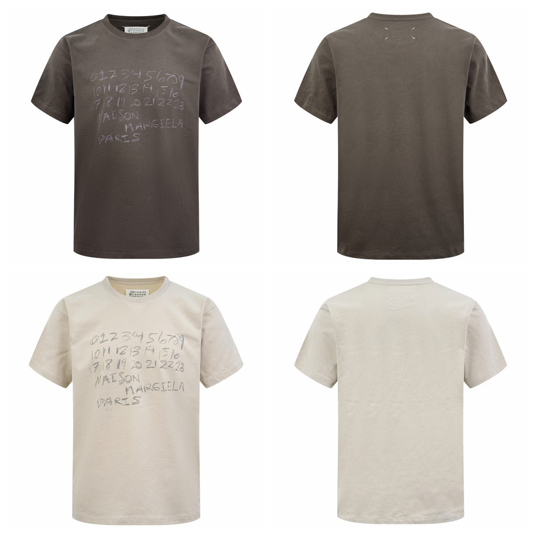 [Maison Margiela] 메종 마르지엘라 숫자 모티프 티셔츠