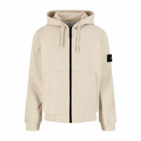 [Stone Island] 스톤 아일랜드 오가닉 코튼 플리스 레귤러 핏 후드 집업