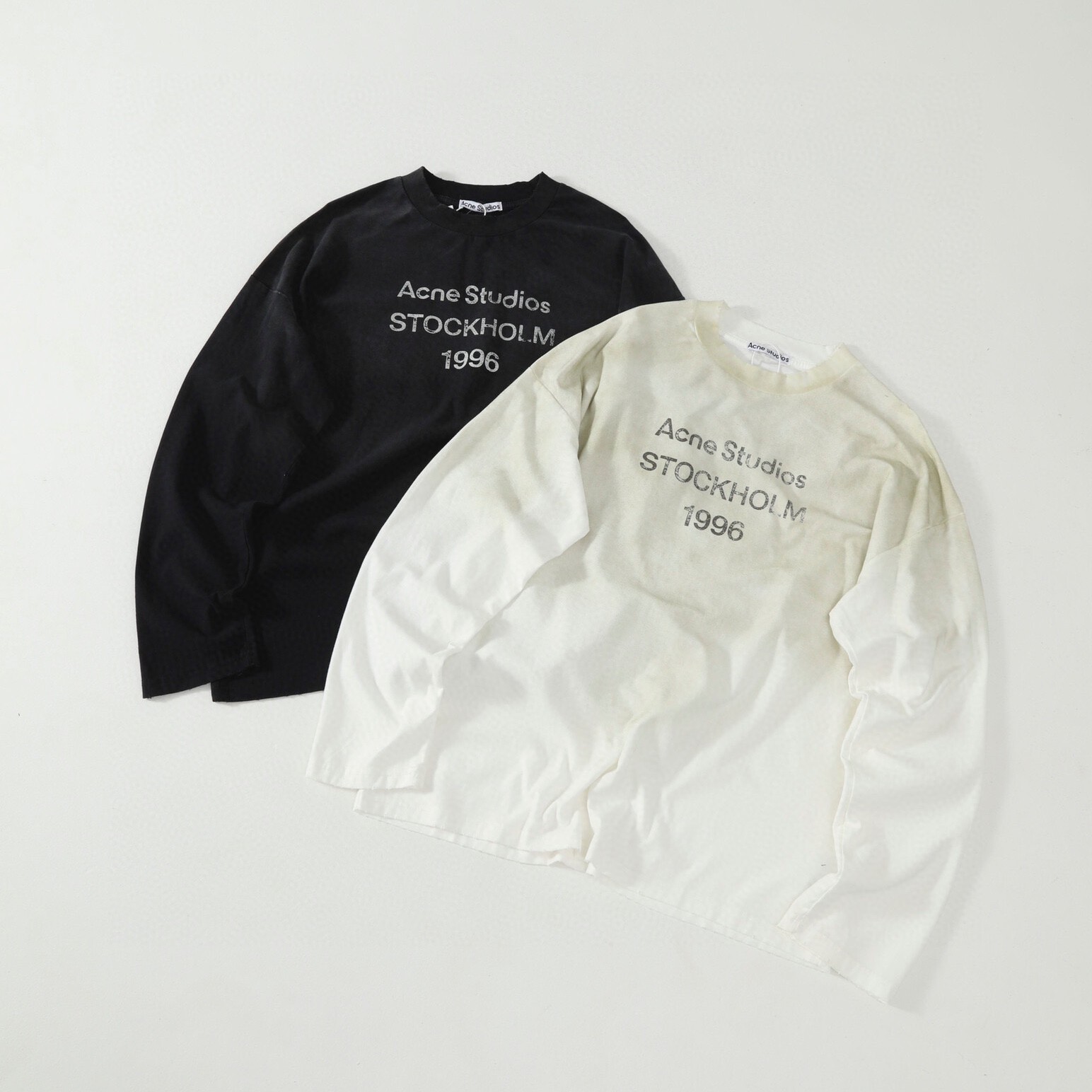 [Acne Studios] 아크네 스튜디오 로고 롱슬리브 티셔츠