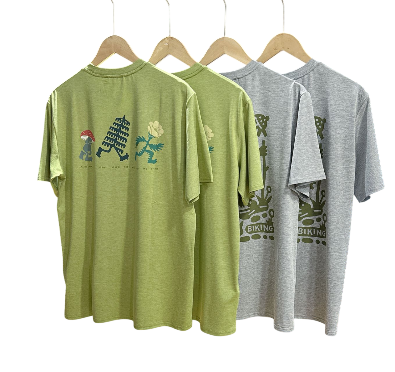 [Patagonia] 파타고니아 캐필린 쿨 데일리 그래픽 로고 반팔 티셔츠