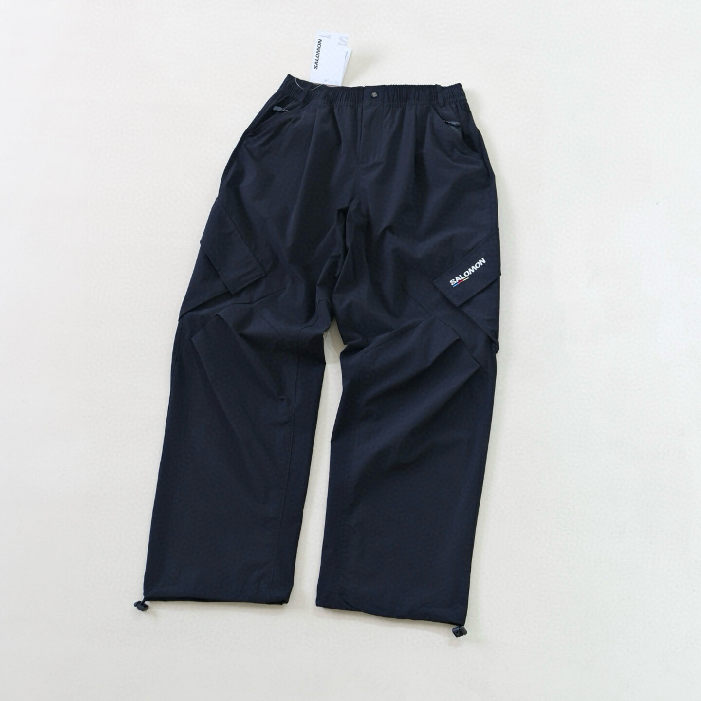 [salomon] 살로몬 유니 레이스 플래그 카고 팬츠 블랙