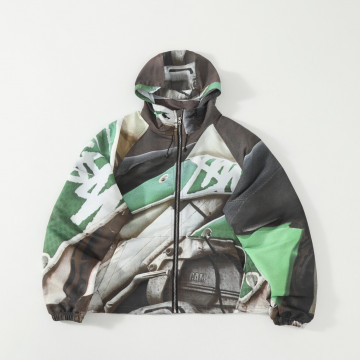 [Stussy] 스투시 비치 쉘 바자 프린트 멀티