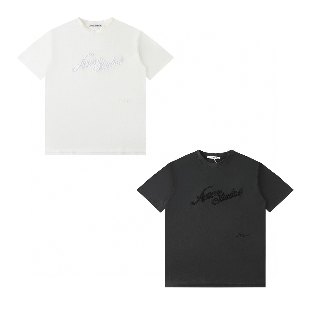 [Acne Studios] 아크네 스튜디오 로고 티셔츠 릴렉스드 핏