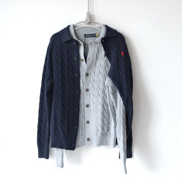 [Polo] 폴로 랄프로렌 케이블 니트 코튼 카디건