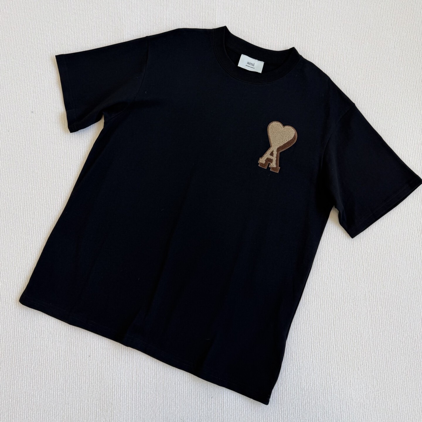 [AMI] 아미 빅 하트 로고 코튼 티셔츠