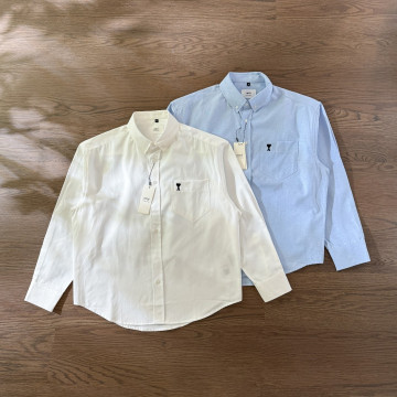 [Ami] 아미 드 꿔르 자수 셔츠