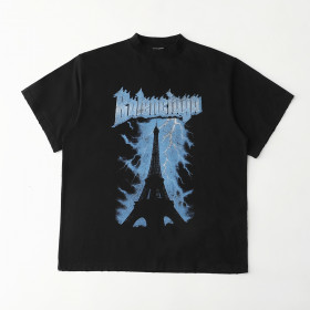 [Balenciaga] 발렌시아가 파리 선더스톰 오버사이즈 티셔츠