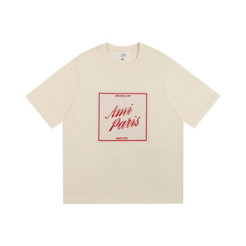 [AMI] 아미 파리 헤리티지 프린트 티셔츠