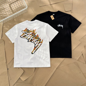 [Stussy] 스투시 버닝 스탁 티셔츠
