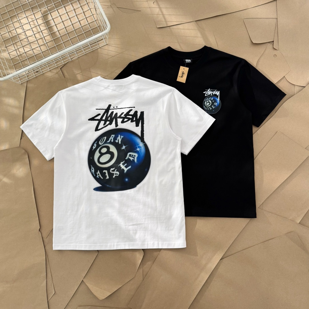 [Stussy] 스투시 x 본앤레이즈드 8볼 티셔츠