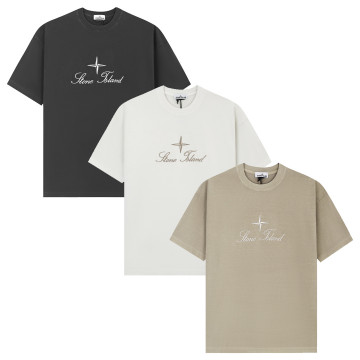 [Stone Island] 스톤아일랜드 레귤러핏 자수 티셔츠