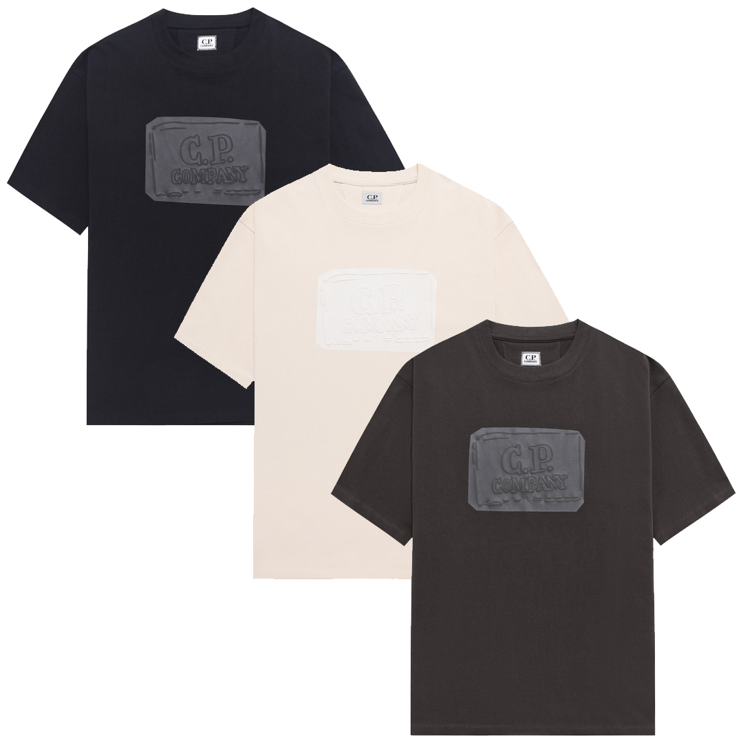 [C.P.Company] 씨피컴퍼니 로고 디테일 티셔츠