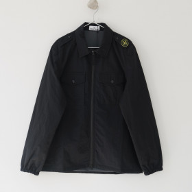 [Stone Island] 스톤아일랜드 10802 나슬란 라이트 오버셔츠 블랙