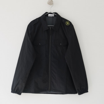 [Stone Island] 스톤아일랜드 10802 나슬란 라이트 오버셔츠 블랙