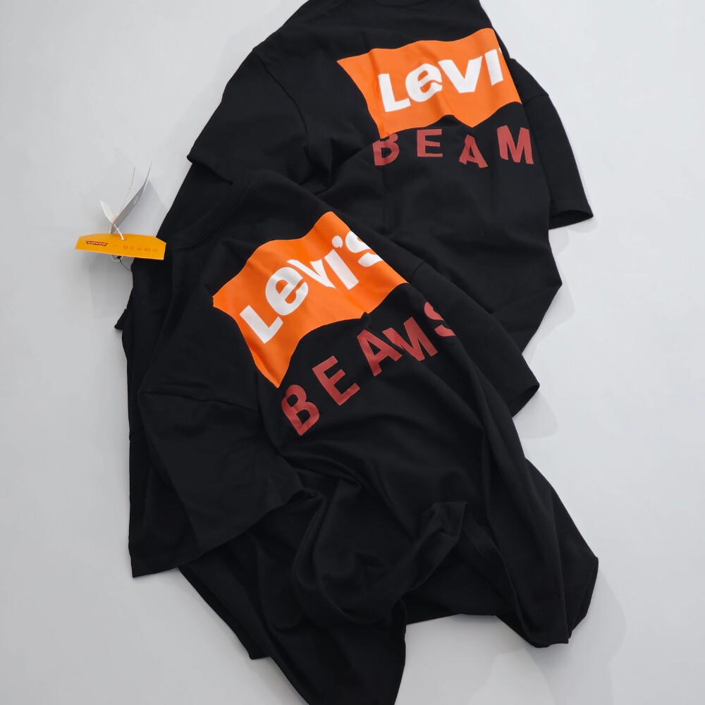 [LEVIS × BEAMS] 리바이스 x 빔즈 슈퍼 와이드 티셔츠