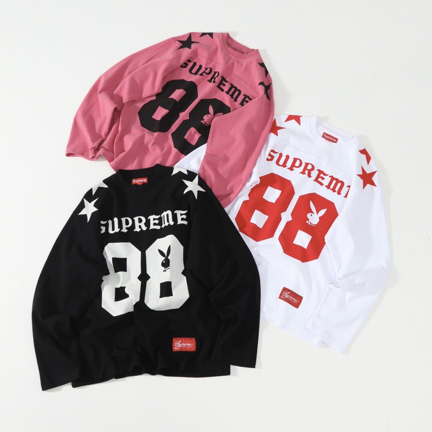 [Supreme] 슈프림 x 플레이보이 롱슬리브 풋볼 탑